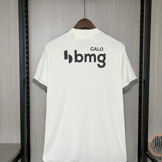 Miniatura de Camisa Futebol Atlético Mineiro – Modelo 2024 – Branca