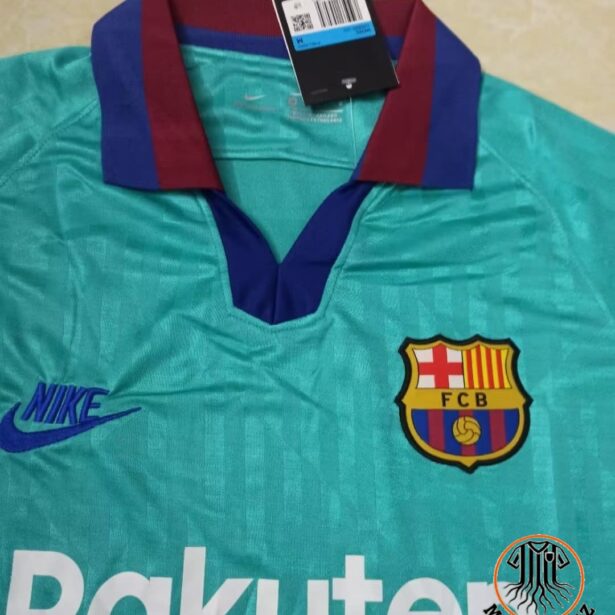 Miniatura de Camisa Futebol Barcelona- Azul Claro – Modelo 2020