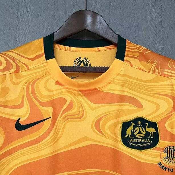 Miniatura de Camisa Futebol Seleção da Áustrália – Modelo 2025