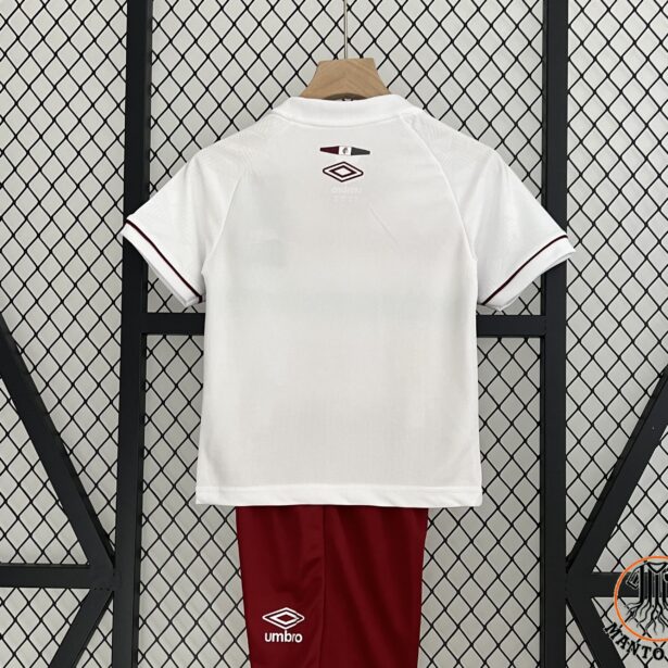 Miniatura de Kit Camisa e Shorts Futebol Fluminense – Infantil – Branca