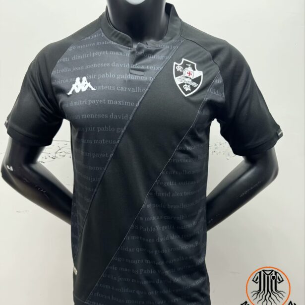 Camisa Futebol Vasco - Modelo 2024 - Preta