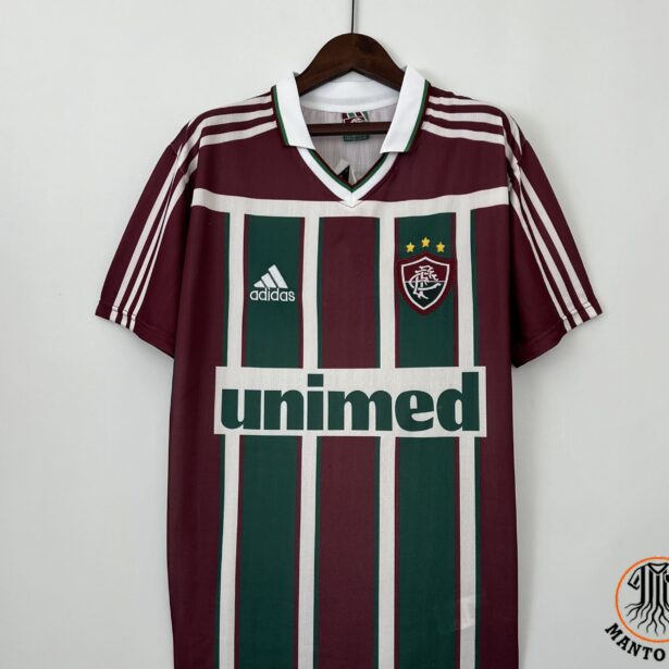 Camisa Futebol Fluminense - Modelo Retrô 2003 - Tricolor