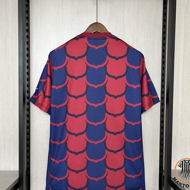 Miniatura de Camisa Futebol Barcelona- Azul e Grená- Modelo 2004