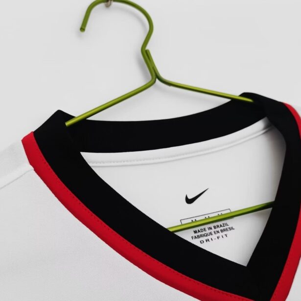 Miniatura de Camisa Futebol Flamengo – Modelo Retrô 2001 – Branca
