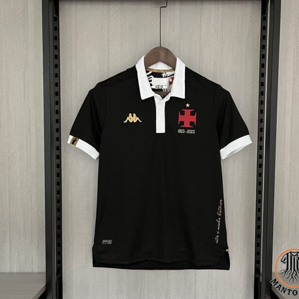 Camisa Futebol Vasco - Modelo Feminina - 2024 - Preta