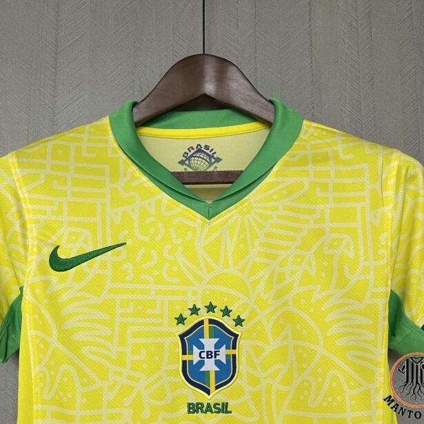 Miniatura de Camisa Futebol Seleção Brasileira – Modelo 2024 – Amarela
