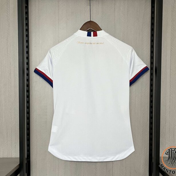 Miniatura de Camisa Futebol Bahia – Modelo Feminina 2024 – Branca
