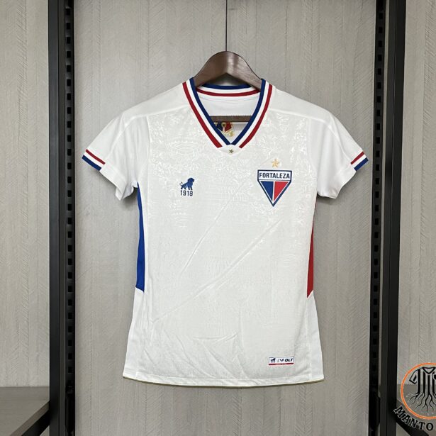 Camisa Futebol Fortaleza - Modelo Feminina 2024 - Branca