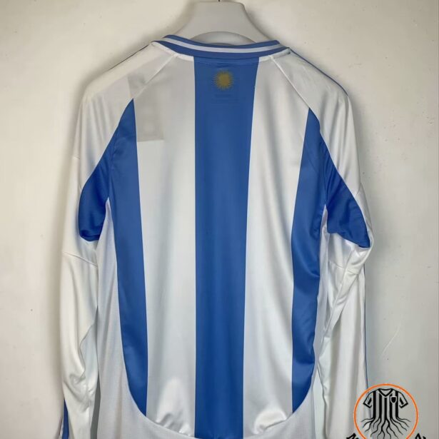 Miniatura de Camisa Futebol Seleção da Argentina – Modelo Manga Longa Copa 2022