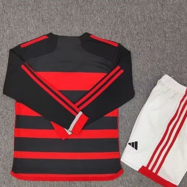 Miniatura de Kit Camisa e Shorts Futebol Flamengo – Infantil