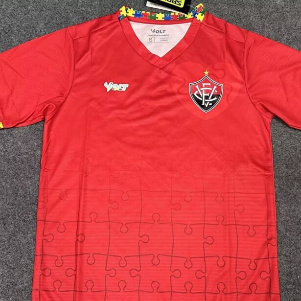 Camisa Futebol Vitória - Modelo 2024 - Vermelho