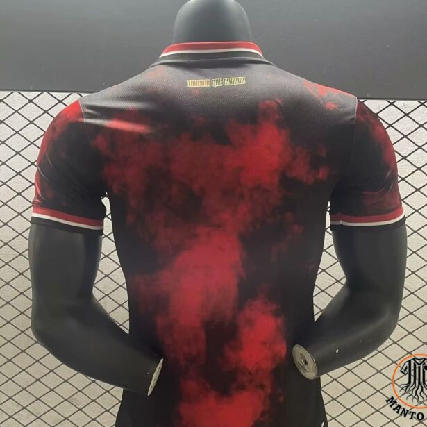 Miniatura de Camisa Futebol São Paulo -2024 – Visitante – Preta e Vermelha