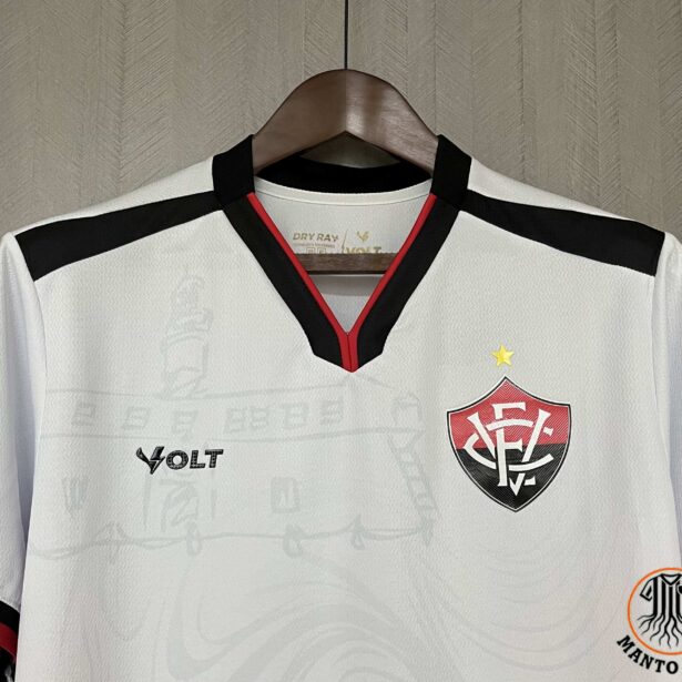 Miniatura de Camisa Futebol Vitória – Modelo 2024 – Branca