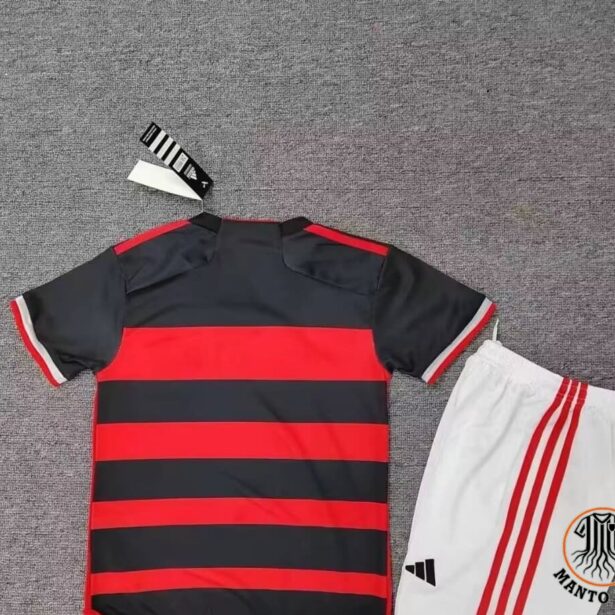 Miniatura de Kit Camisa e Shorts Futebol Flamengo – Infantil – Rubro Negro