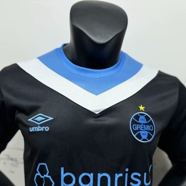 Miniatura de Camisa Futebol Grêmio – Modelo 2024 – Preta e Azul