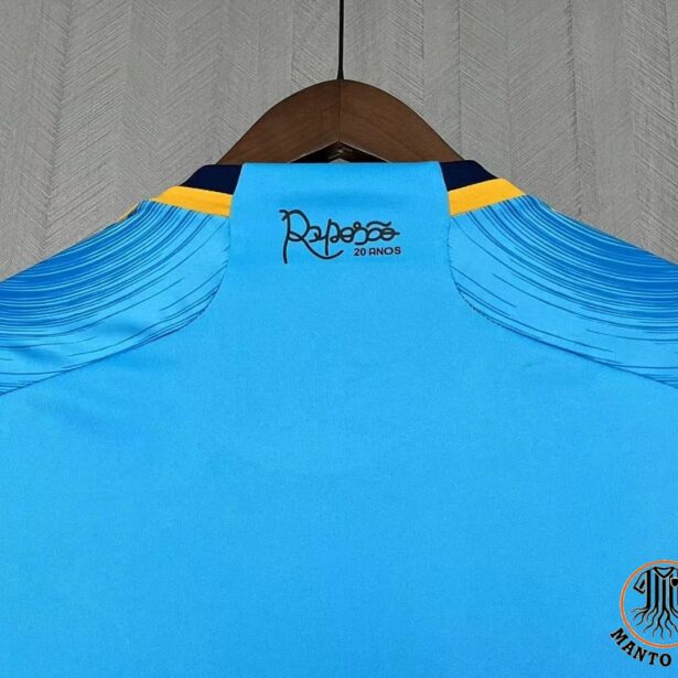 Miniatura de Camisa Feminina Futebol Cruzeiro – Modelo 2024 – Azul Claro