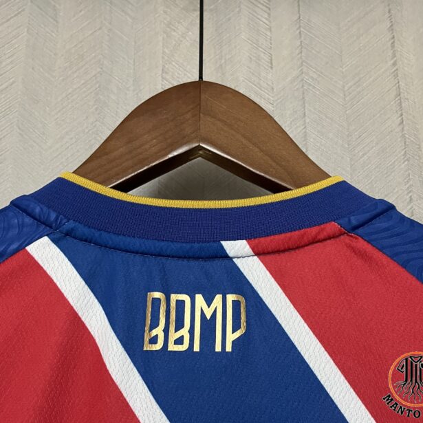 Miniatura de Camisa Futebol Bahia – Modelo Feminina 2024 – Tricolor