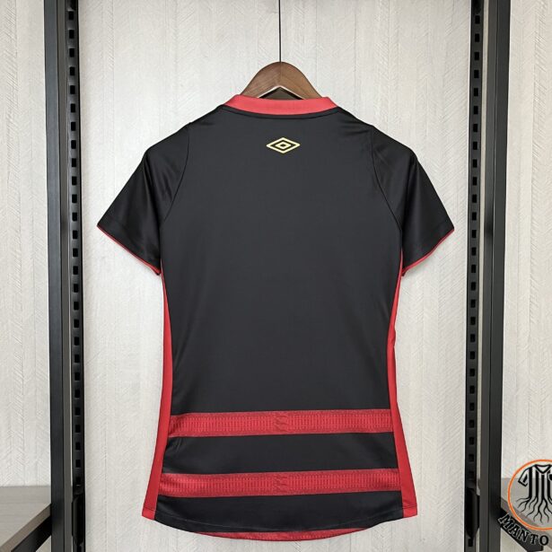 Miniatura de Camisa Futebol Sport – Modelo Feminina 2024 – Rubro Negra