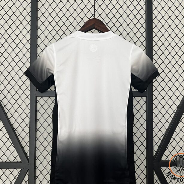 Miniatura de Camisa Futebol Corinthians – Modelo Feminina Mandante 2025