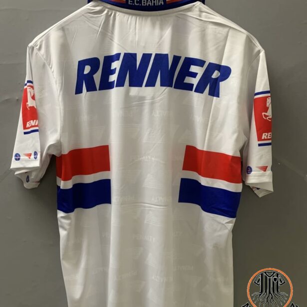 Miniatura de Camisa Futebol Bahia – Modelo Retrô 1996 – Branca