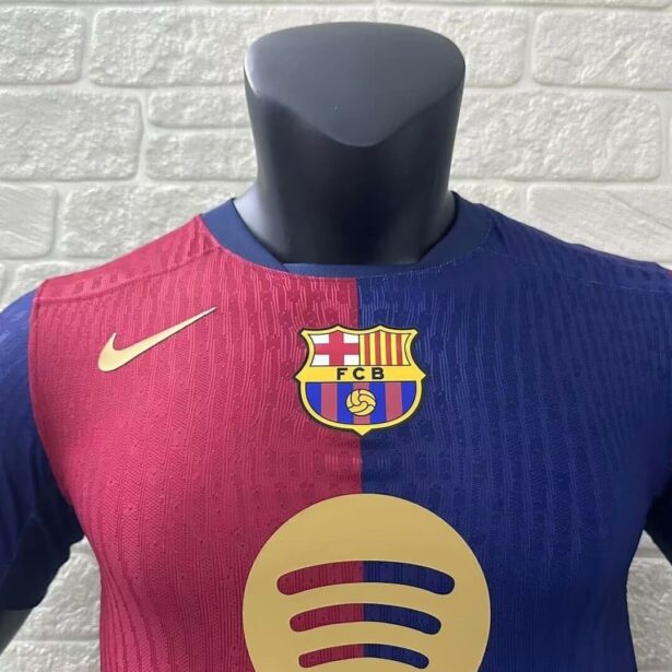 Miniatura de Camisa Futebol Barcelona – Modelo 2024 – Azul e Grená