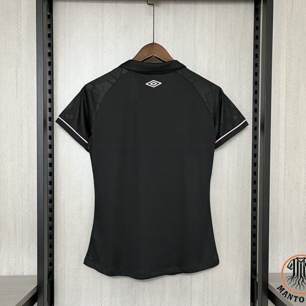 Miniatura de Camisa Futebol Fluminense – Modelo Feminina 2024 – Preta