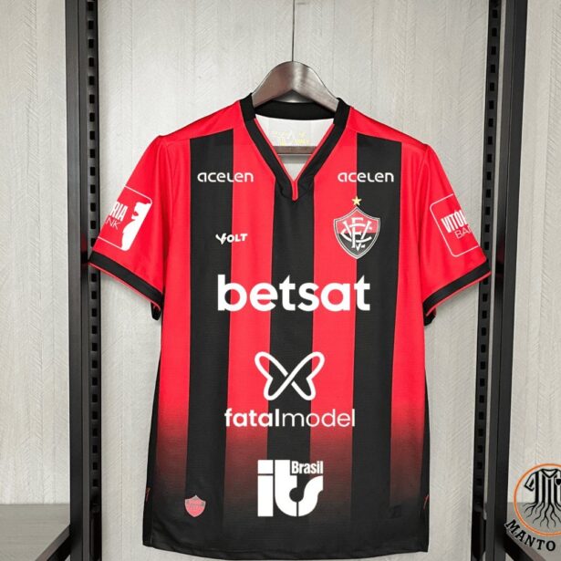 Camisa Futebol Vitória - Modelo 2024 - Rubro Negra