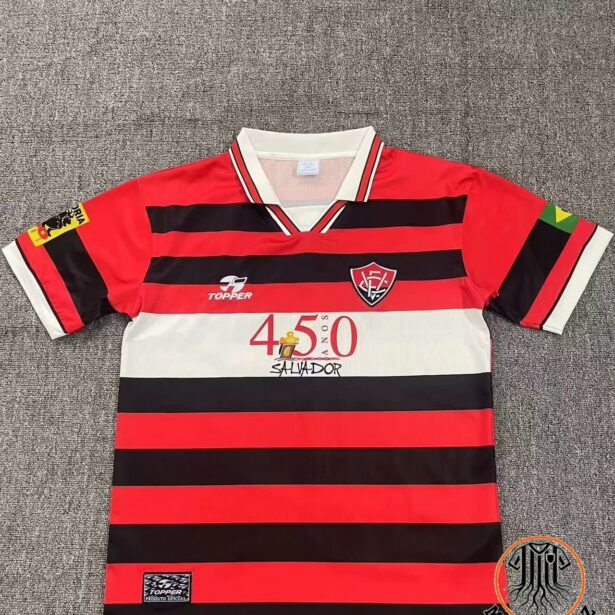 Camisa Futebol Vitória - Modelo Retrô 1999 - Rubro Negra