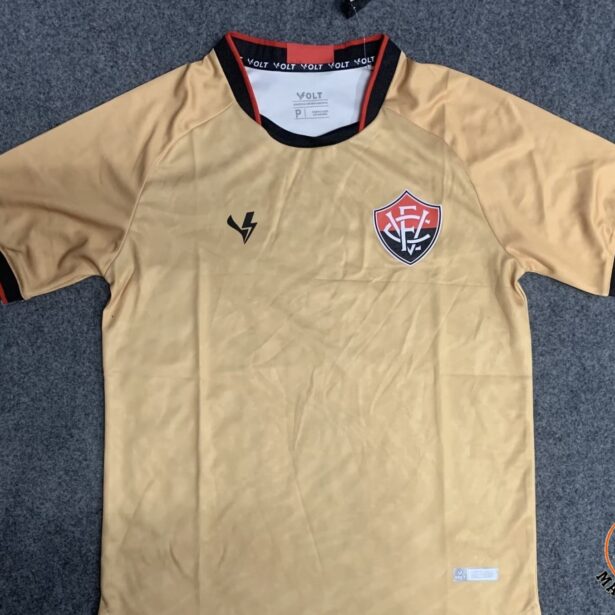 Camisa Futebol Vitória - Modelo 2024 - Dourada