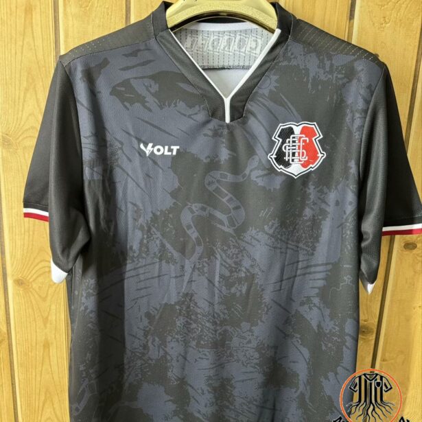 Camisa Futebol Santa Cruz - Modelo 2024 - Preta