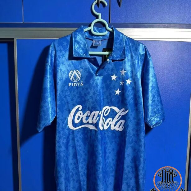 Camisa Futebol Cruzeiro Retrô - Modelo 1993 - Azul