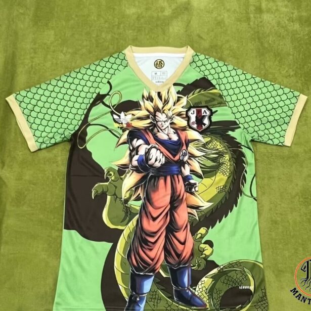 Camisa Futebol Seleção da Japão - Modelo Edição Dragon Ball