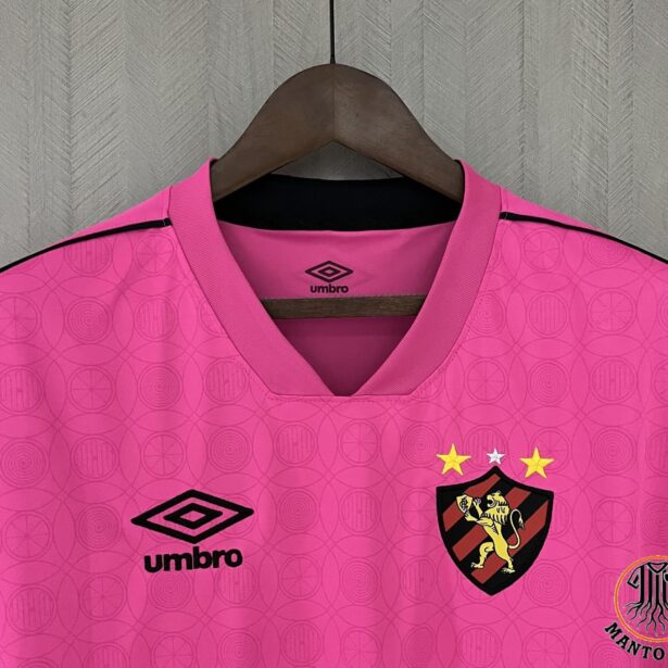 Miniatura de Camisa Futebol Sport – Modelo Feminina 2024 – Pink