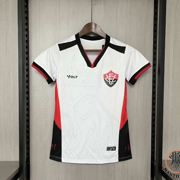 Camisa Futebol Vitória - Modelo Feminina 2024 - Branca