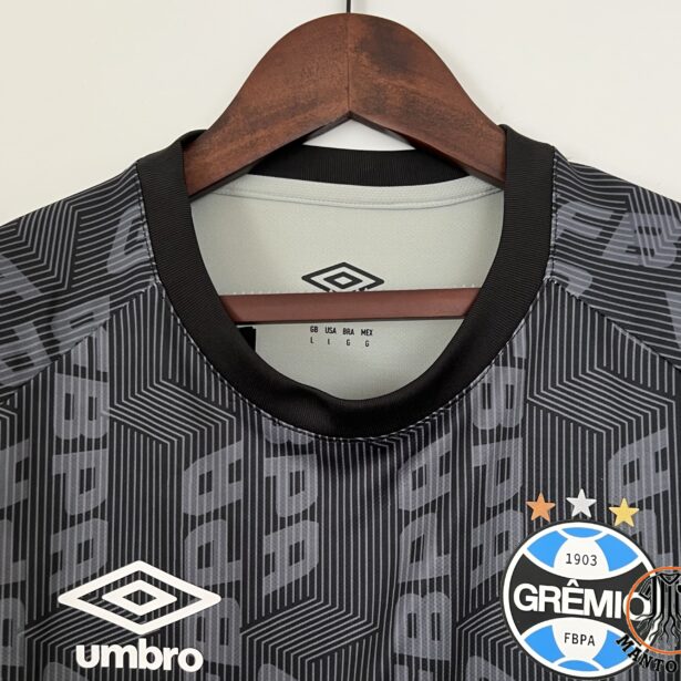 Miniatura de Camisa Futebol Grêmio – Modelo 2024 – Cinza
