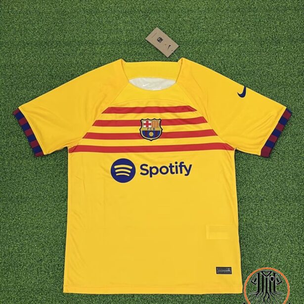 Camisa Futebol Barcelona- Amarela- Modelo 2023