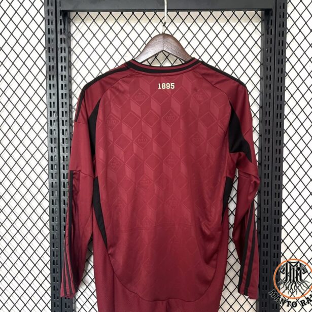 Miniatura de Camisa Futebol Seleção da Bélgica – Modelo Manga Longa 2025