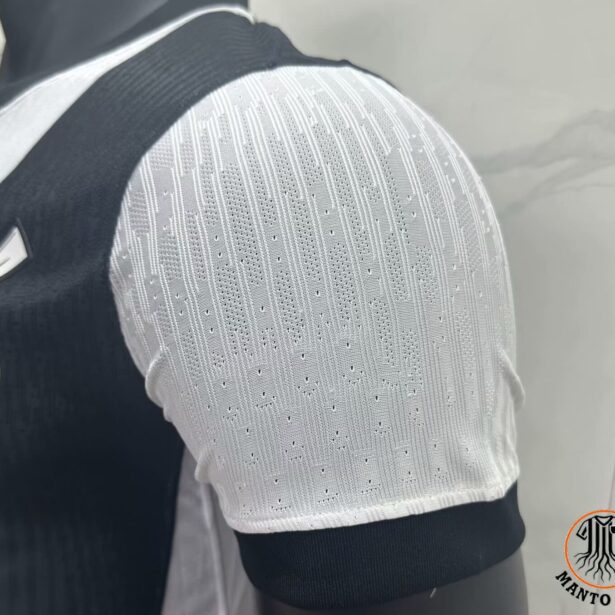Miniatura de Camisa Futebol Corinthians – 2024 -Visitante – Preta e Branca