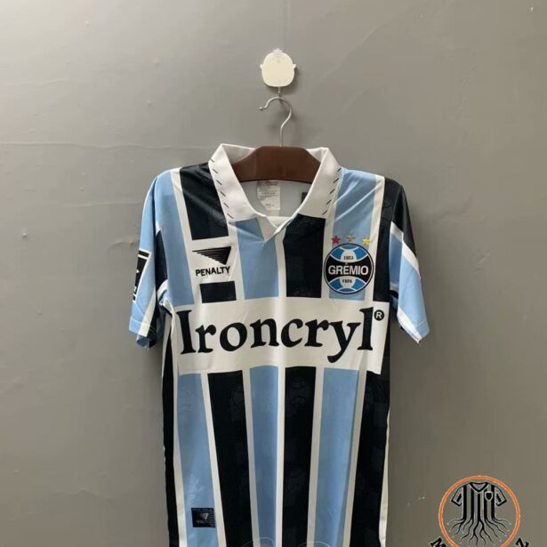 Camisa Futebol Grêmio - Modelo Retrô 1997 -Tricolor