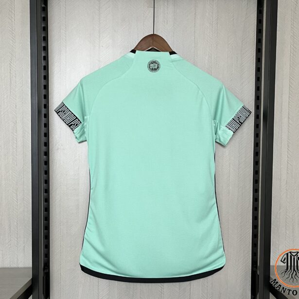 Miniatura de Camisa Futebol Paysandu – Modelo Feminina 2024 – Verde Clara