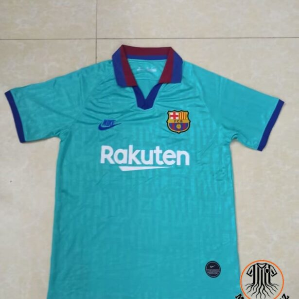Camisa Futebol Barcelona- Azul Claro - Modelo 2020