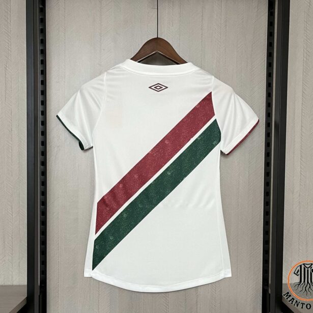 Miniatura de Camisa Futebol Fluminense – Modelo Feminina 2024 – Branca