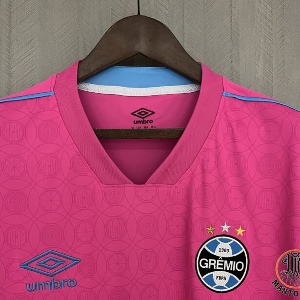 Miniatura de Camisa Futebol Grêmio – Modelo 2024 – Pink