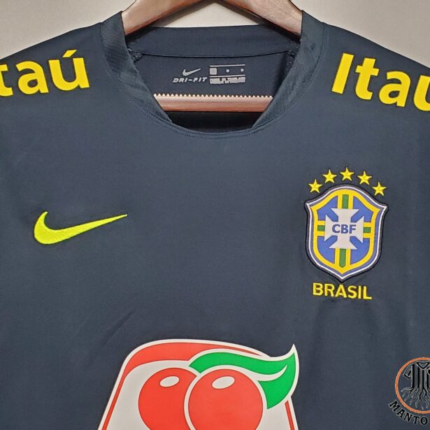 Miniatura de Camisa Futebol Seleção Brasileira – Modelo Treino Copa 2002