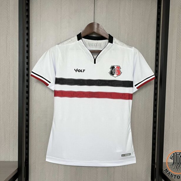Camisa Futebol Santa Cruz - Modelo Feminina 2024 -Branca