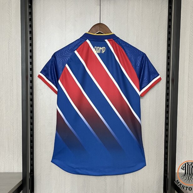Miniatura de Camisa Futebol Bahia – Modelo Feminina 2024 – Tricolor