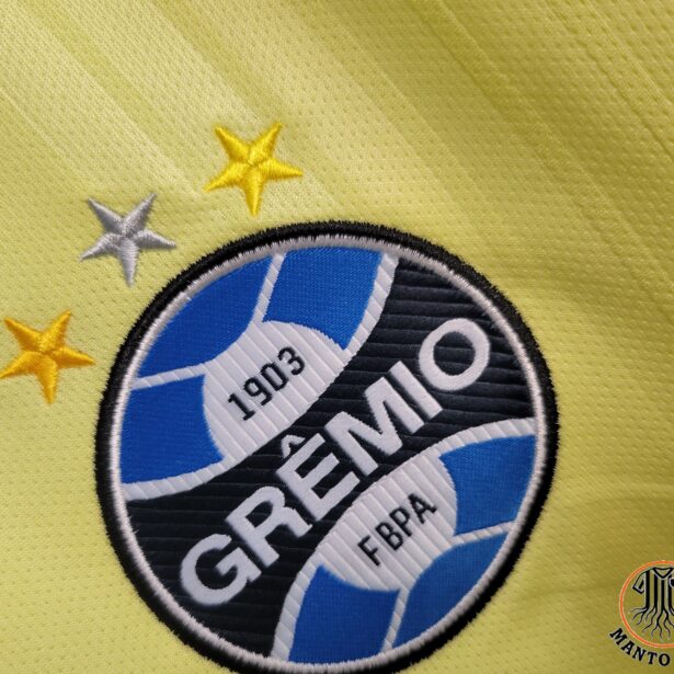 Miniatura de Camisa Futebol Grêmio – Modelo 2024 – Amarela
