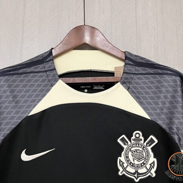 Miniatura de Camisa Futebol Corinthians – Modelo Treino 2025