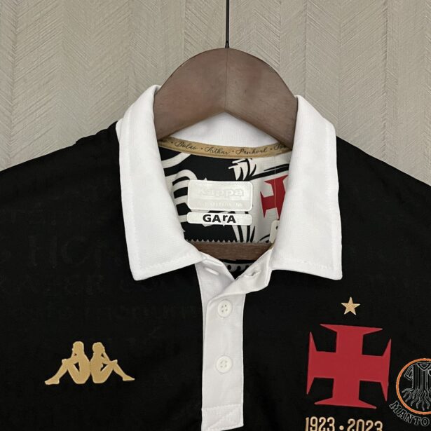 Miniatura de Camisa Futebol Vasco – Modelo Feminina – 2024 – Preta