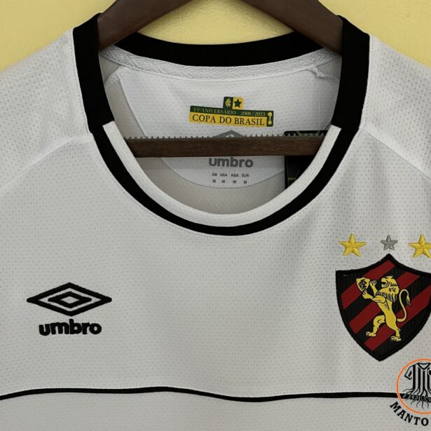 Miniatura de Camisa Futebol Sport – Modelo Feminina 2024 – Branca